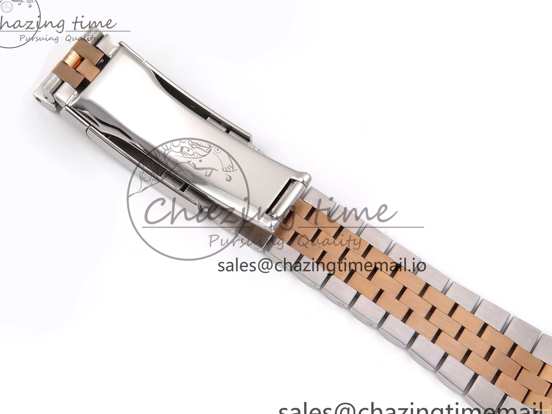 0208 DateJust 41 126331 EWEF Best Edition RG Diamonds Dial on SS RG Jubilee Bracelet A UrbanChic 999